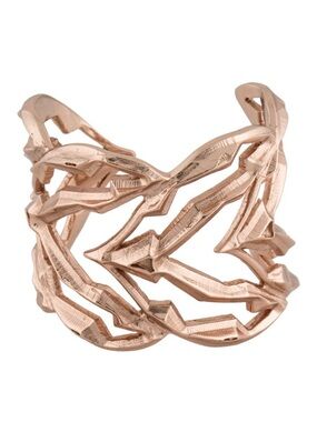 Jennifer Fisher Rose Gold Plated on Brass Openwork Cuff Bracelet